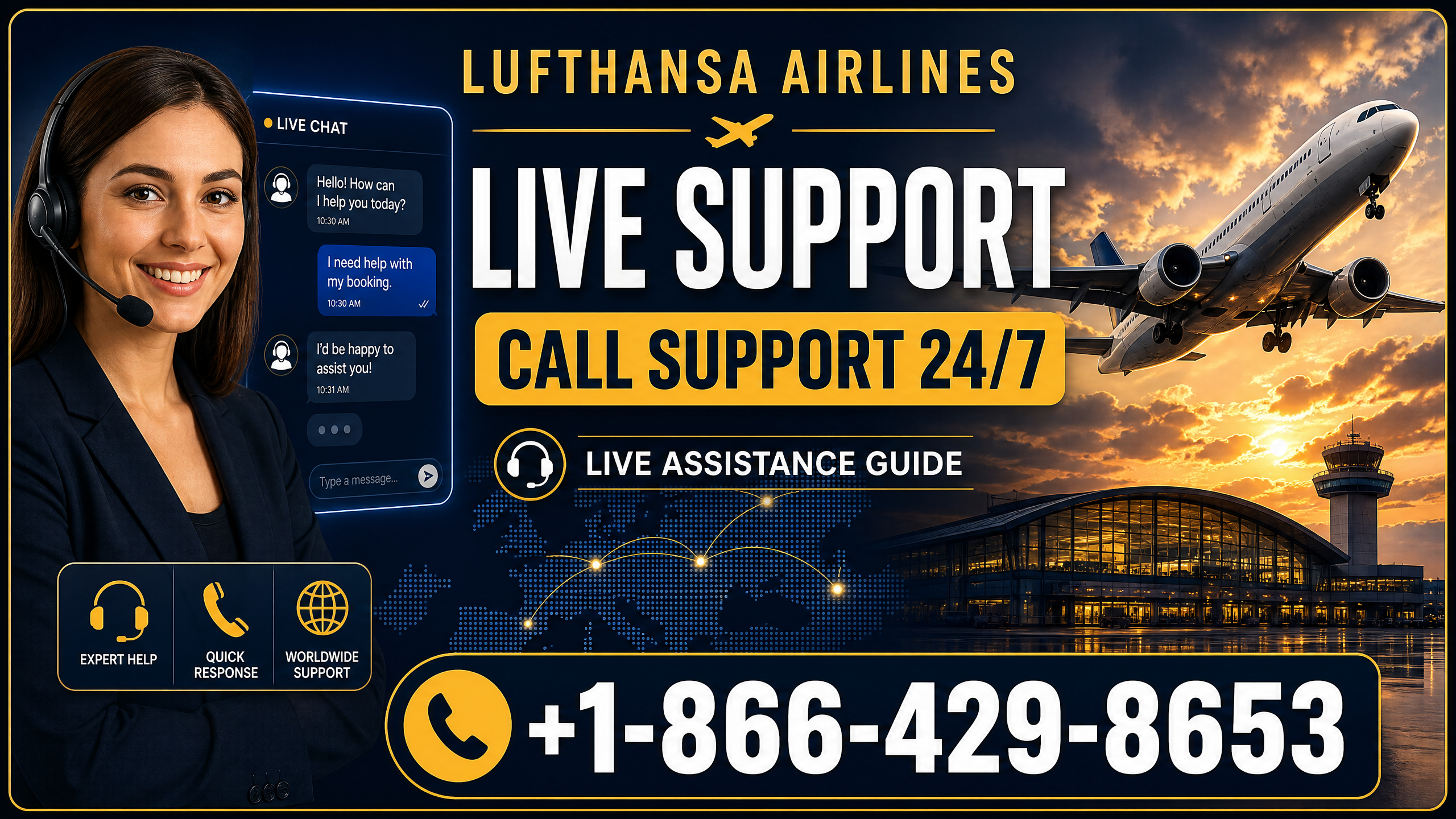 {Official} Lufthansa Airlines Customer} Service 24/7 Live Support (2026) Step-by-Step Guide - YouTube