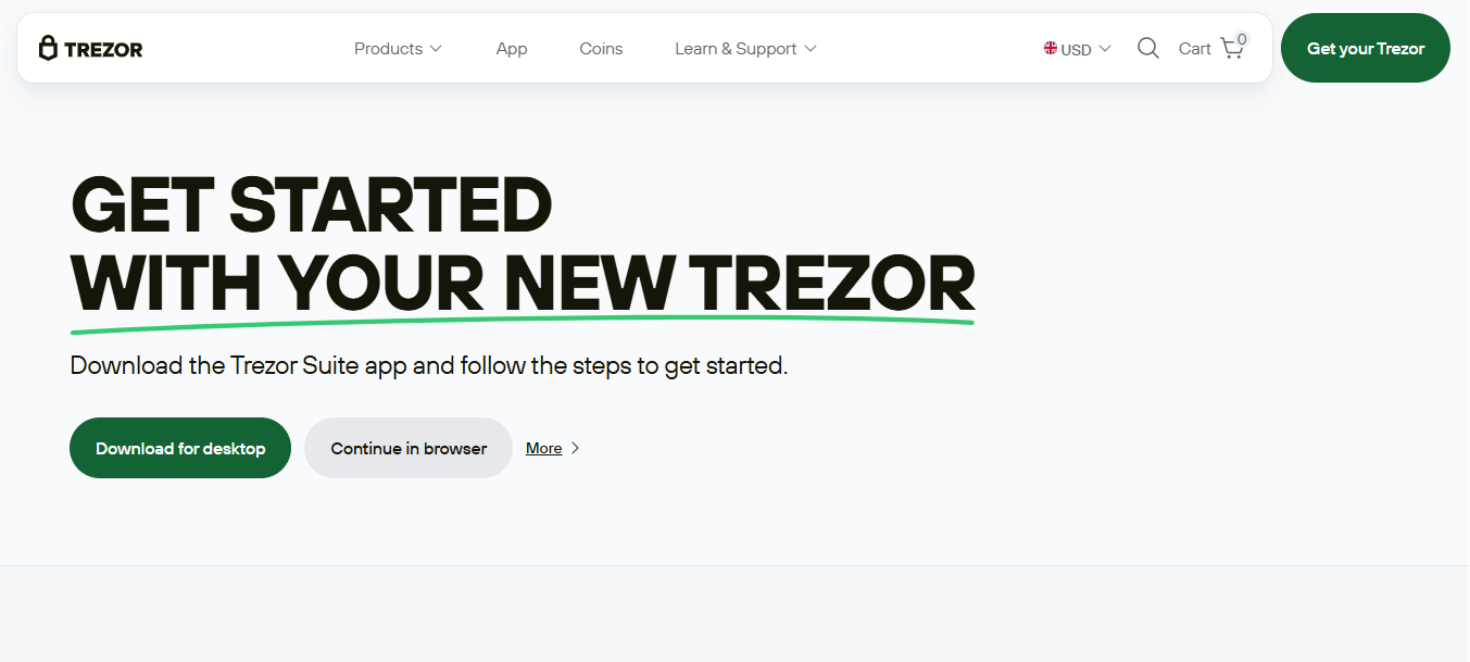 Trezor.io/start® - The #1 Most Hardware Crypto Wallet