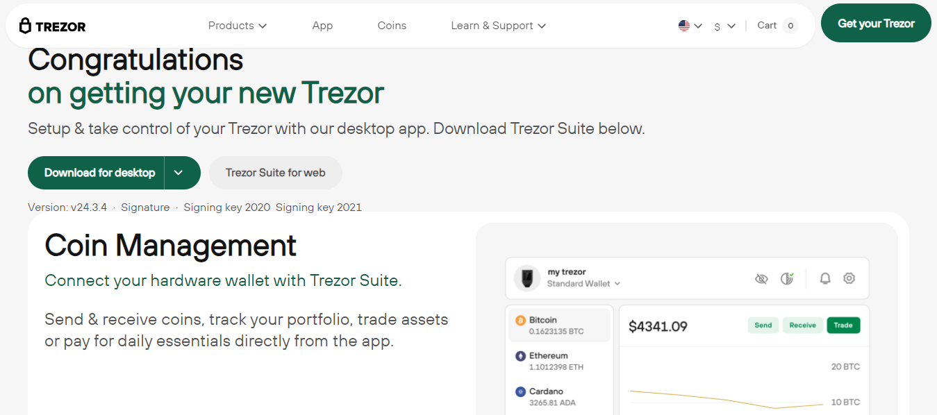 Trezor Login (Official) | Desktop & Web Crypto Management