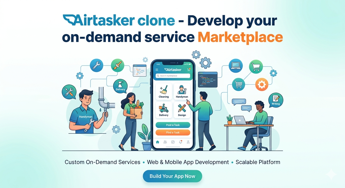 Airtasker clone - Develop your on-demand service Marketplace